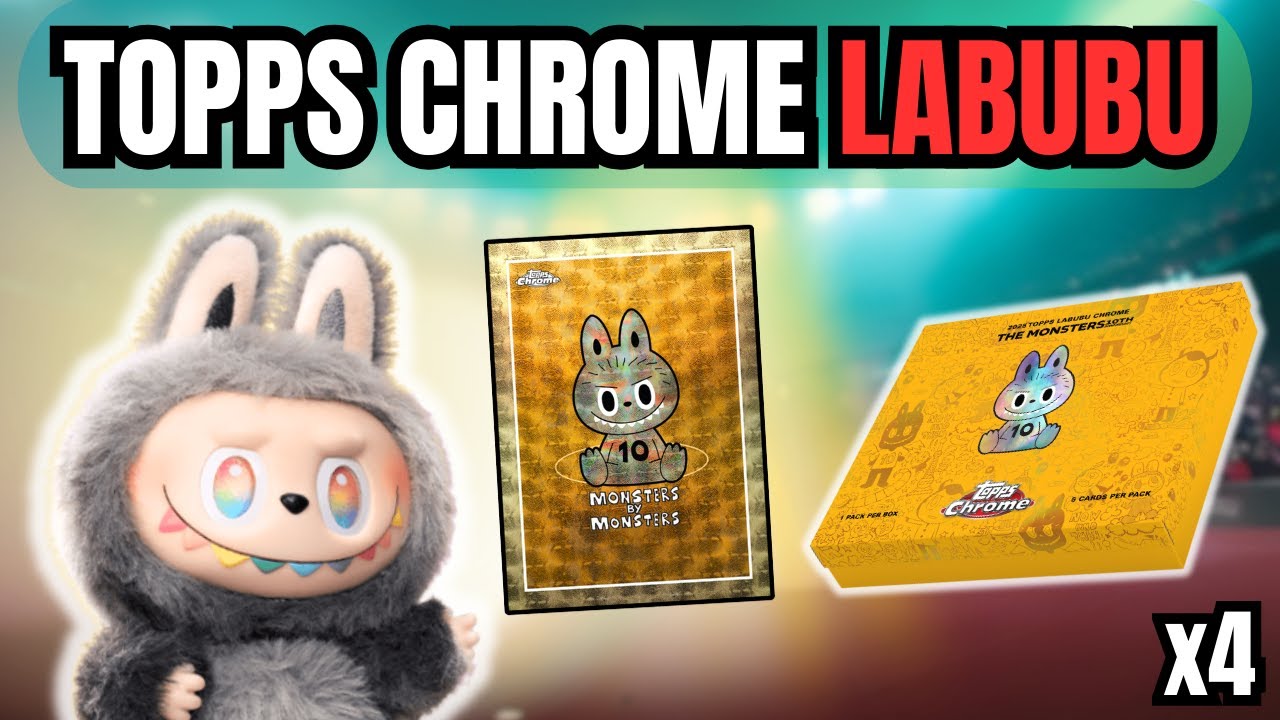 Opening 2025 Topps Chrome Labubu… This Box Was Way Cooler Than I
