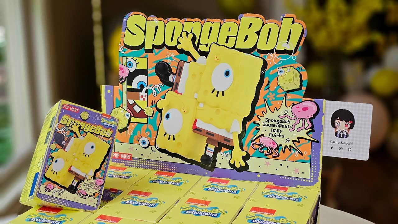 🫧 Spongebob Squarepants: Daily Quirks, blind box case! - YouTube