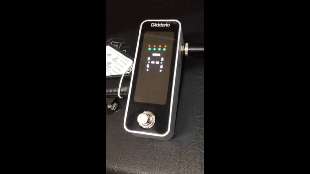 D'Addario PW-CT-20 チューナーレスポンス - YouTube