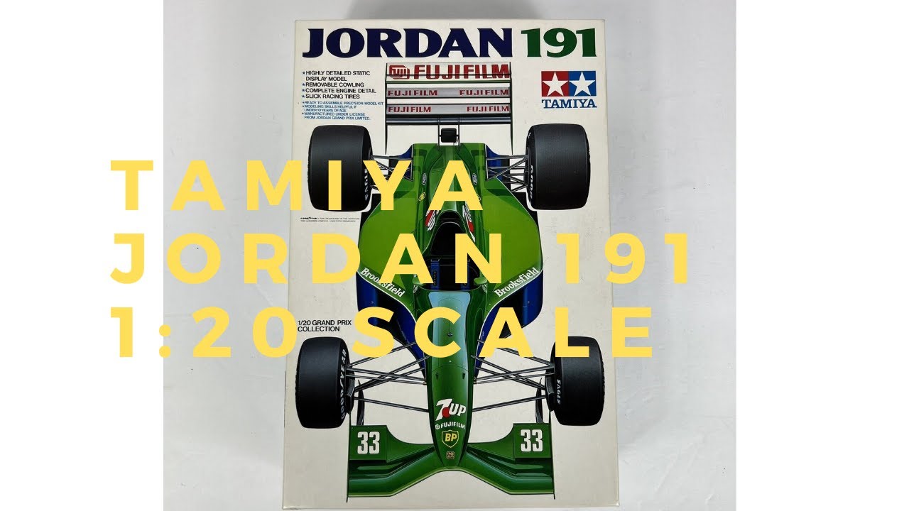 ENG Jordan 191 Tamiya 1:20 plus Studio27 decals and super detail