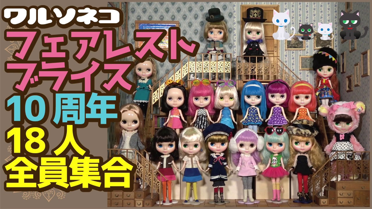 269 フェアレストネオブライス10周年を前に全18体を並べてみた All 18
