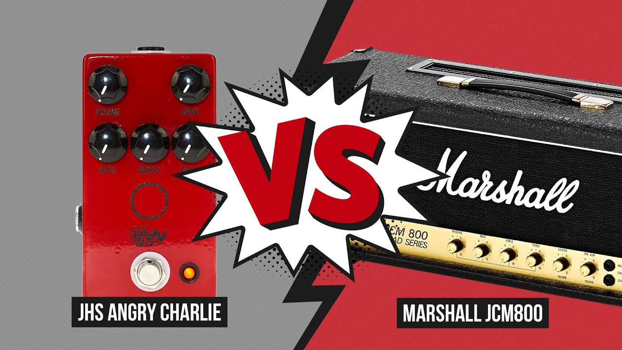 Pedal vs. Original - Marshall JCM800 vs. JHS Angry Charlie
