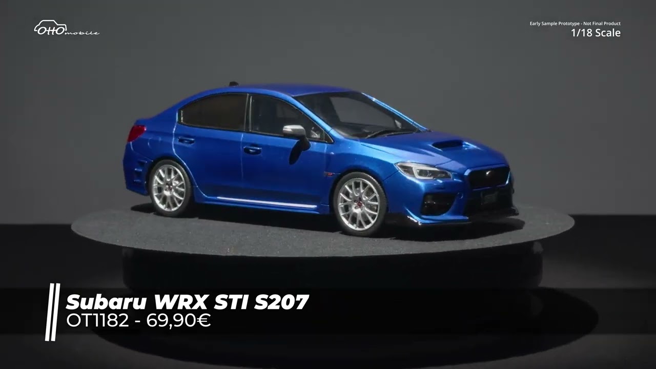 OttOmobile - Subaru WRX Sti S207 WR Blue Pearl 2015 - 1/18