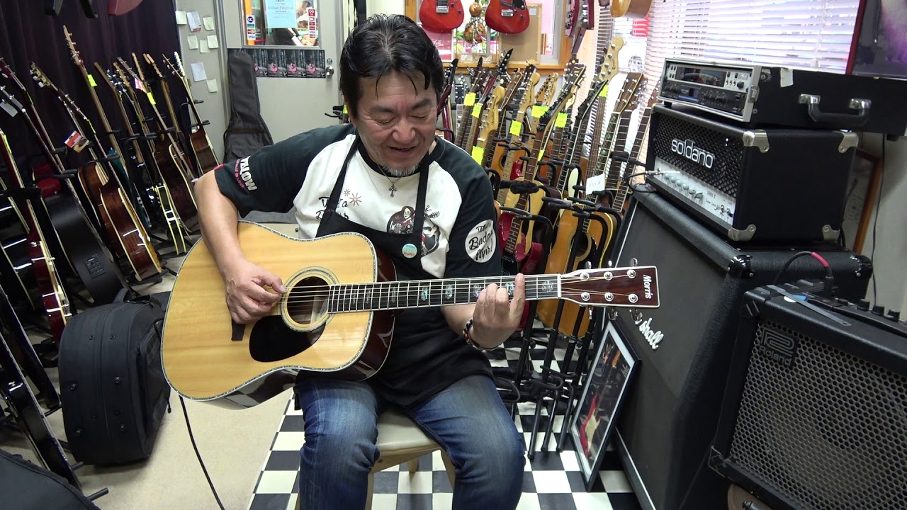 Morris W-501 50th 2016年製 モリダイラ楽器50周年記念モデル - YouTube