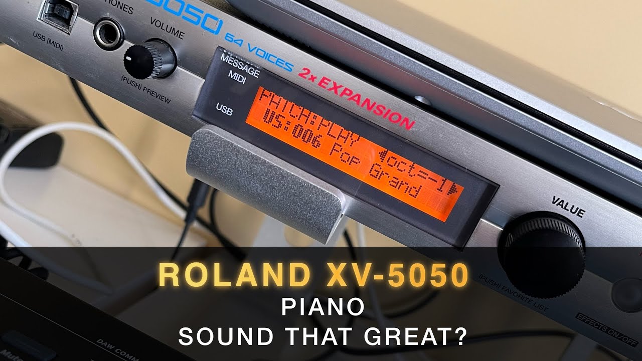 Roland XV-5050 sound sample demo u57595 - YouTube