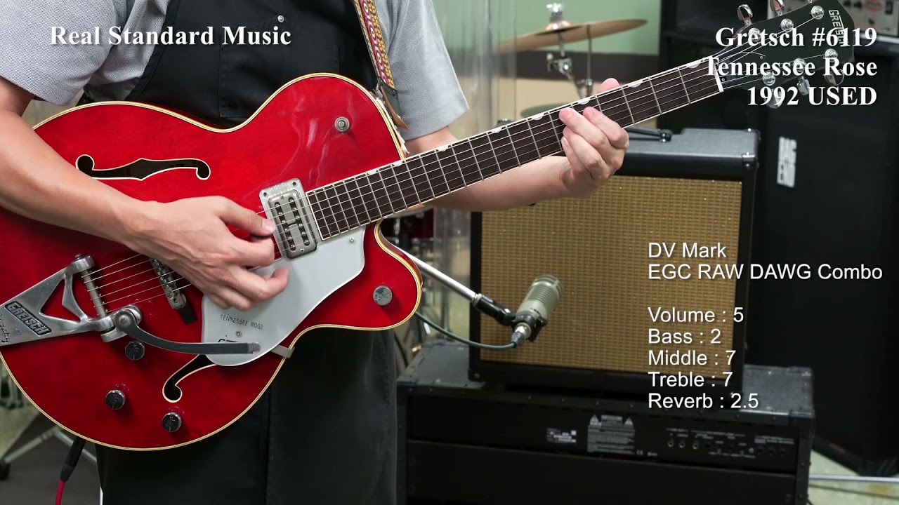 Gretsch 6119 Tennessee Rose / 1992 - YouTube
