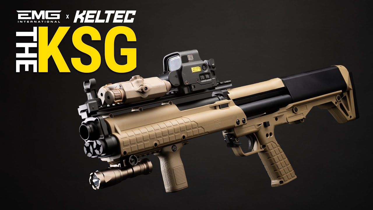 EMG x KelTec Licensed KSG Gas Power Multi-Shot Airsoft Shotgun