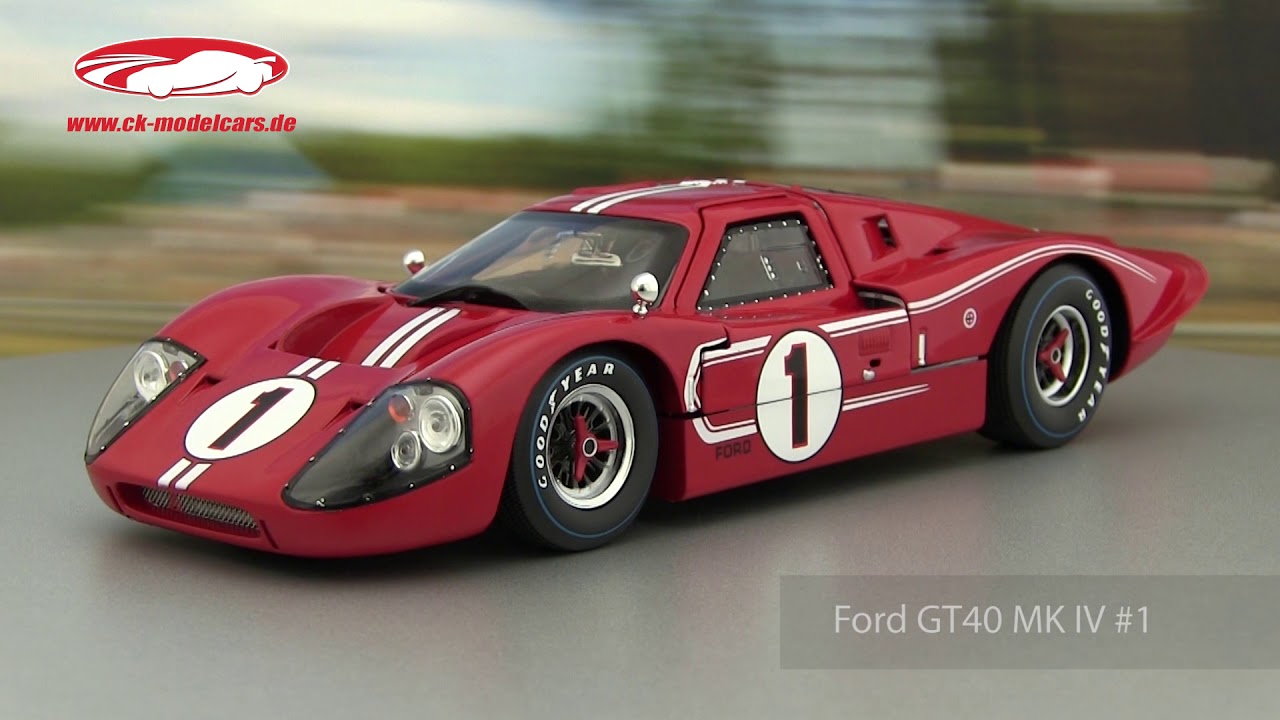 Shelby Collectibles 1:18 Ford GT40 MK IV #1 winnaar 24h LeMans