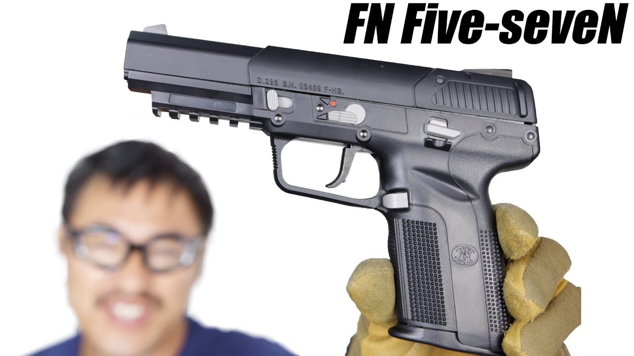 FN 5-7 東京マルイ ガスガン マック堺 レビュー - YouTube