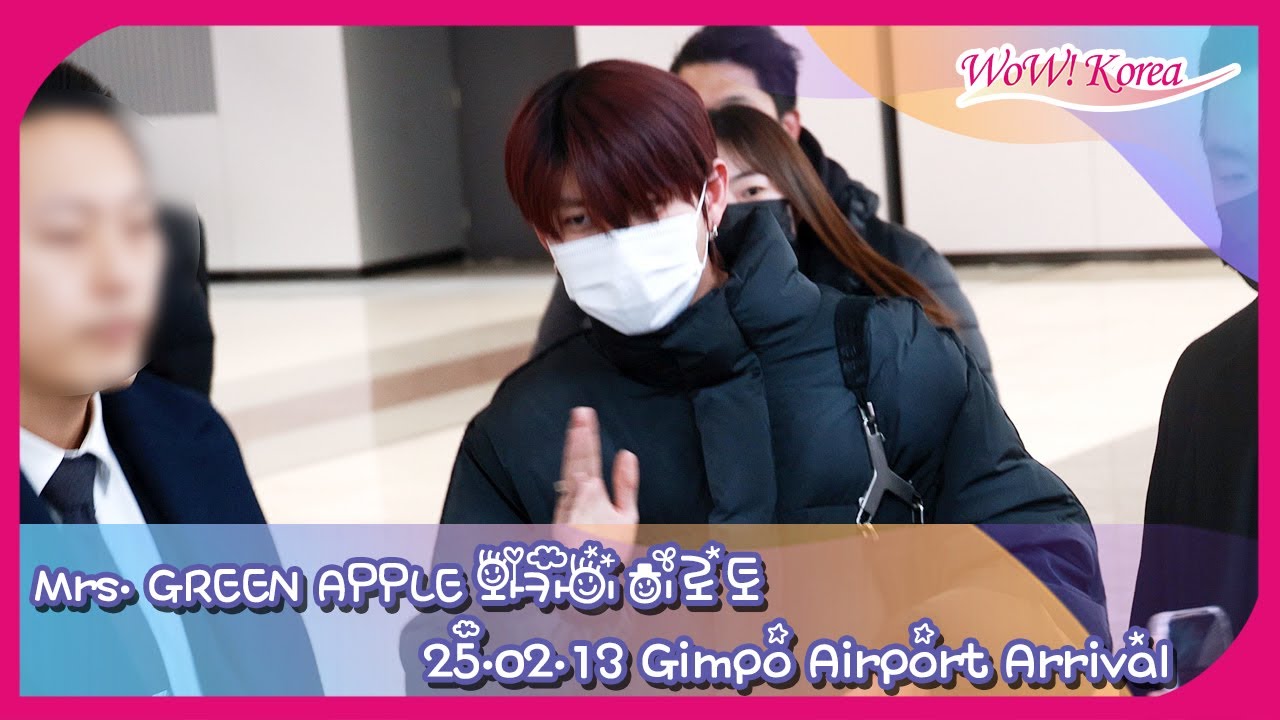 4K] Mrs. GREEN APPLE 若井滉斗、今週韓国初の単独来韓公演で会いま