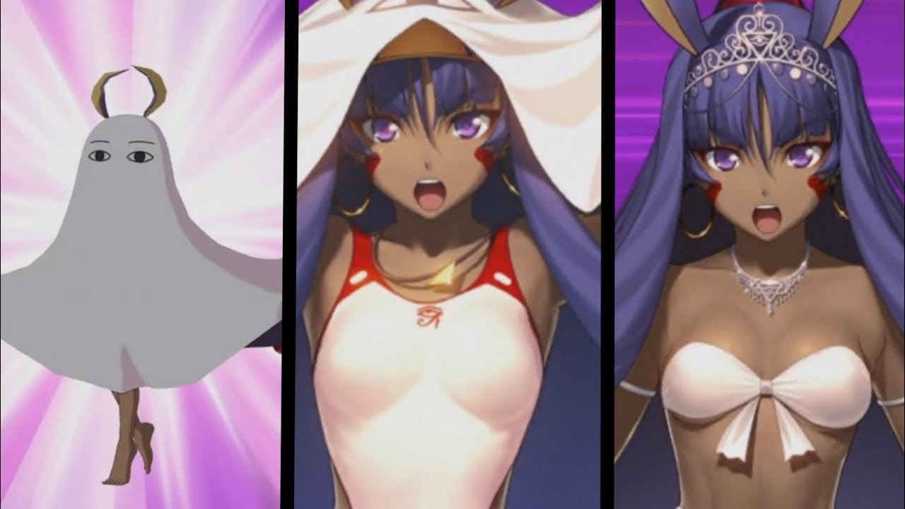 FGO】水着：ニトクリス 宝具＋ALLスキル＆バトルアクション【Fate