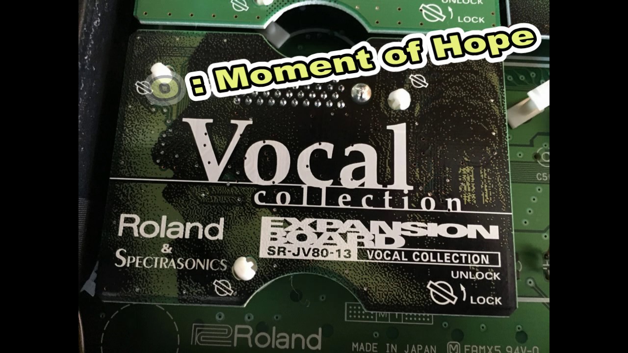 Roland SR-JV80-11 TECHNO COLLECTION expansion installation /demo