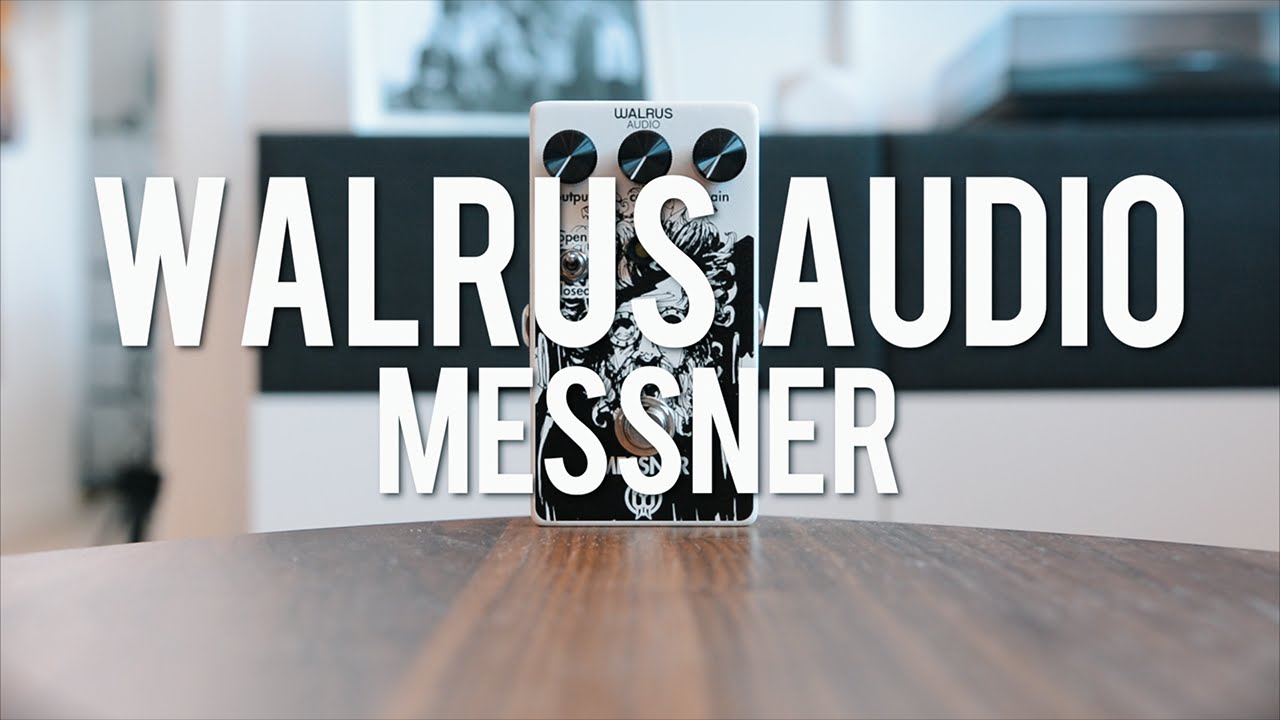 WALRUS AUDIO MESSNER - 透明感溢れるローゲイン・オーバードライブ