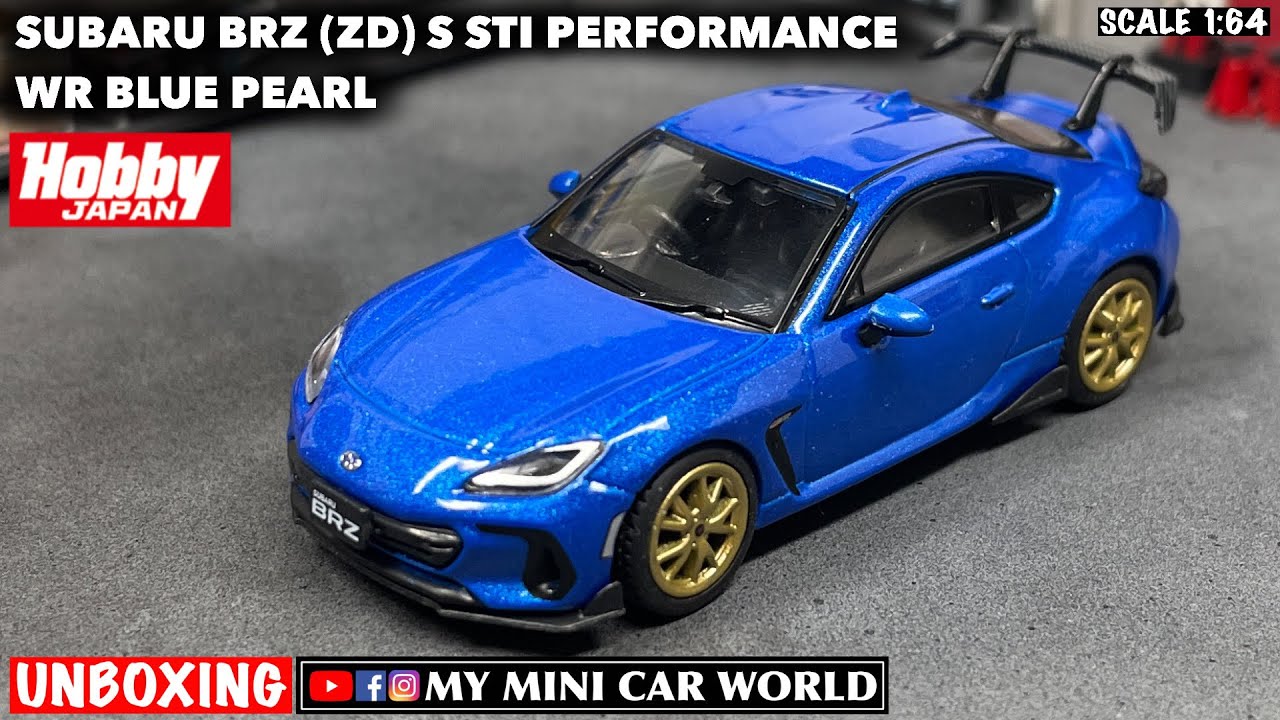 MY MINI CAR WORLD』UNBOXING HOBBY JAPAN 1/64 SUBARU BRZ (ZD) S STI
