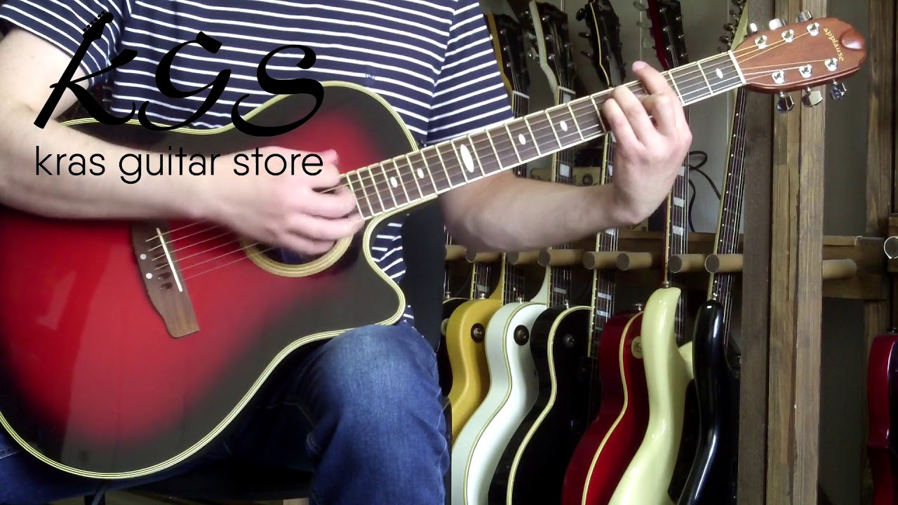 Applause by Ovation AE-38 (электрическое звучание) - YouTube