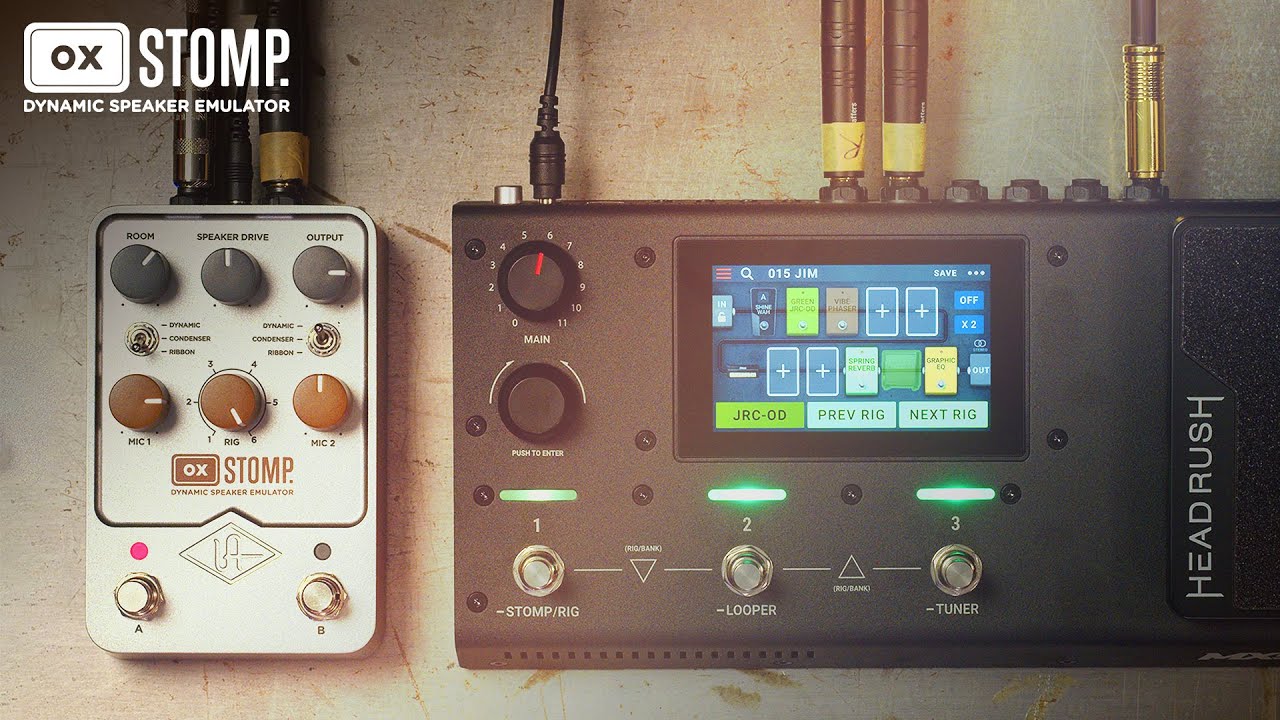 FAQ: UAFX OX Stomp Dynamic Speaker Emulator – Universal Audio