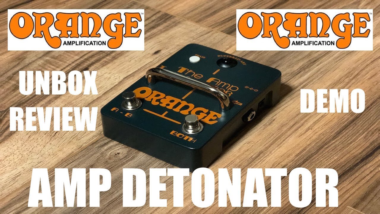 Orange Amp Detonator ABY - YouTube