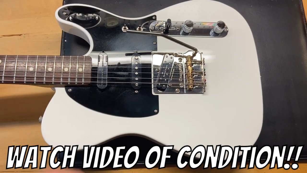 2021 Fender MIYAVI Signature Telecaster Arctic White - YouTube