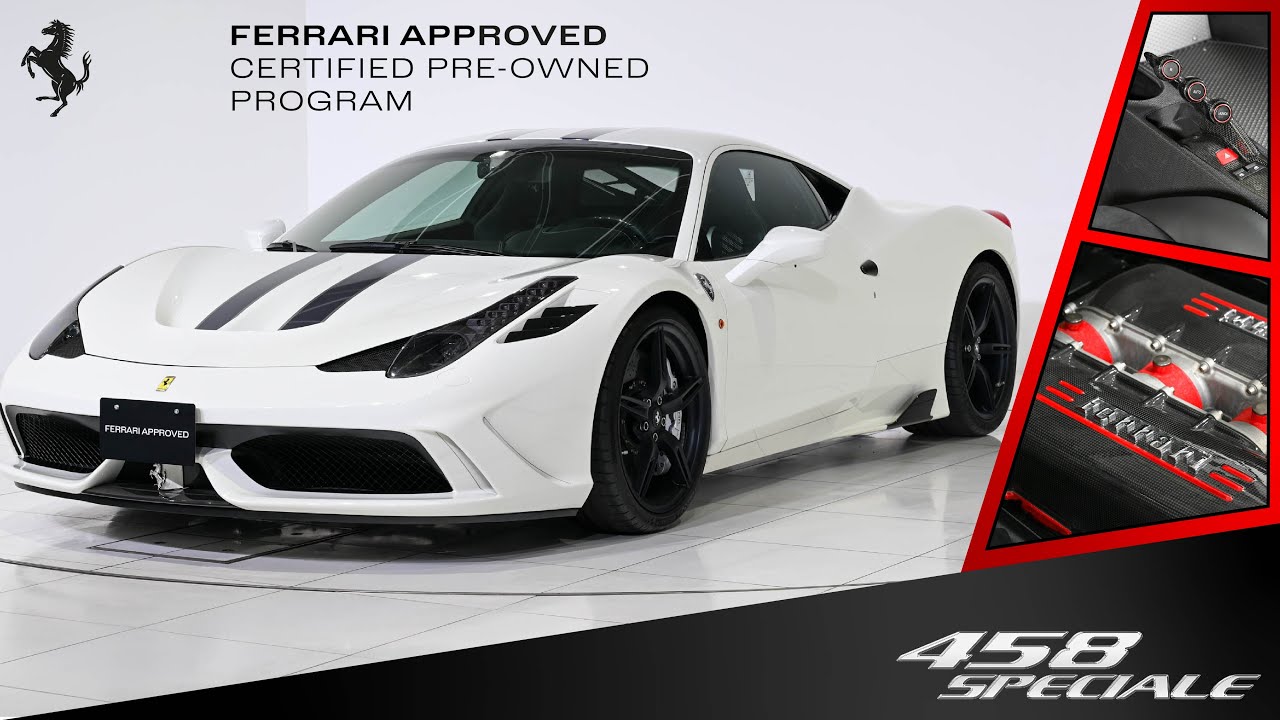 Ferrari 458 Speciale 2014MY 認定中古車（車体末尾番号：468） - YouTube
