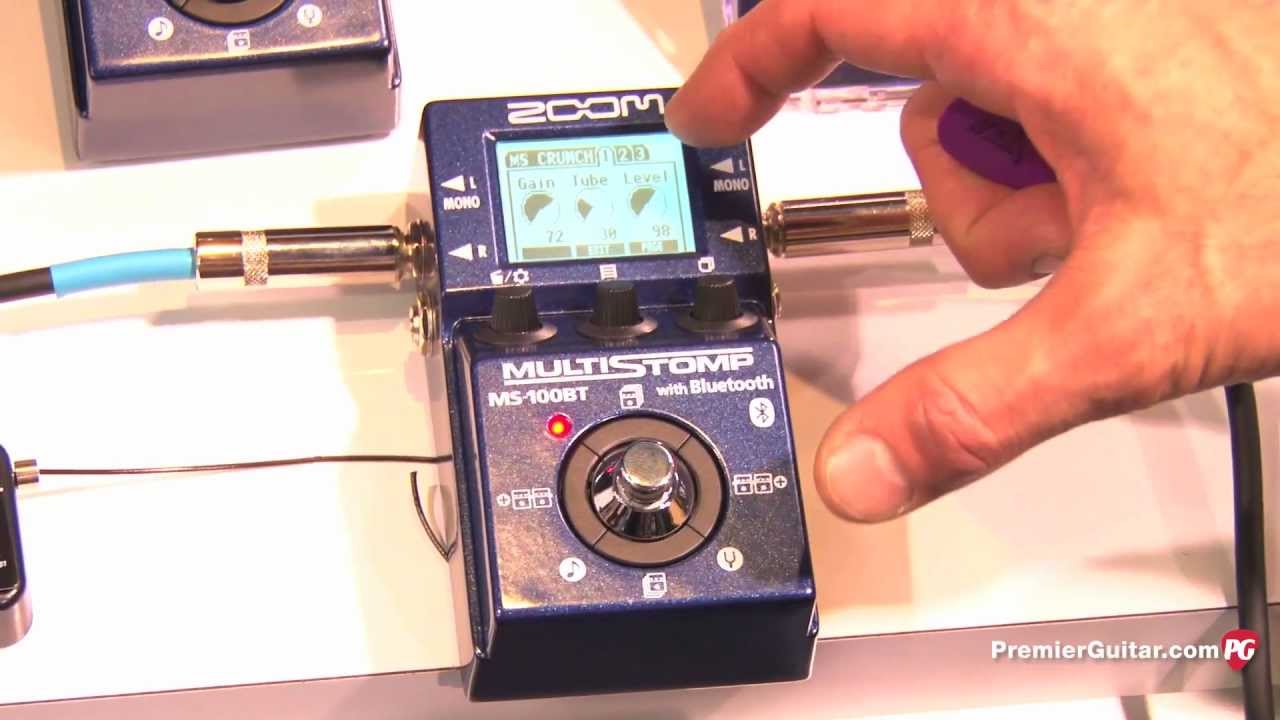 NAMM '13 - Zoom MS-100BT MultiStomp Demo by Richie Kotzen - YouTube