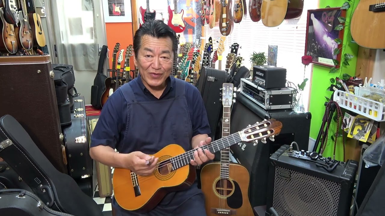 YAMAKI GM-20 1970年代 ヤマキ コンサート ギター - YouTube