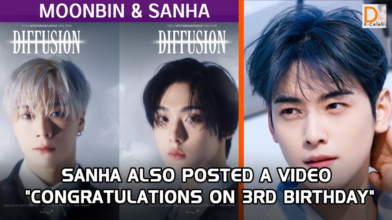 Cha Eunwoo posted a video of ASTRO's Moonbin & Sanha celebrating