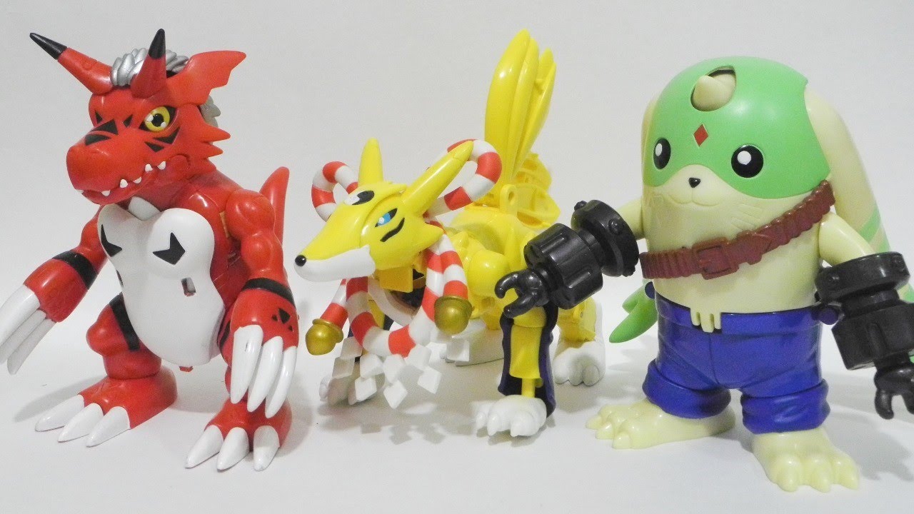 2/2]ギルモンtoグラウモン-童年回憶バンダイ玩具レビューGuilmon to