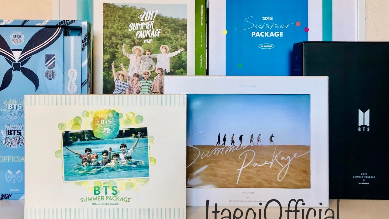 My Complete BTS SUMMER PACKAGE Collection - From 2014 to 2019