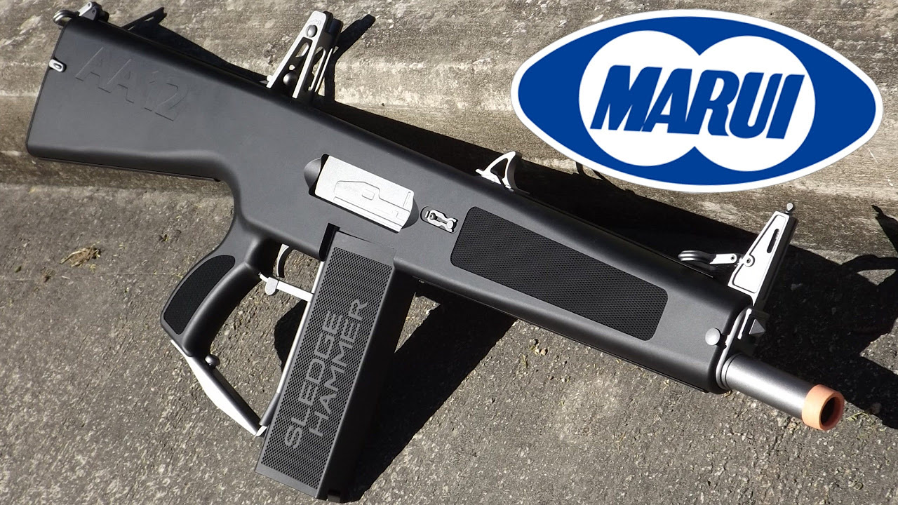 Tokyo Marui AA-12 Review - English Be Gone! - YouTube