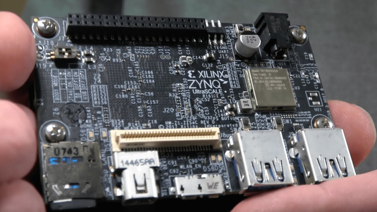 Xilinx Ultra96, UltraScale+ FPGA 96Boards development board - YouTube