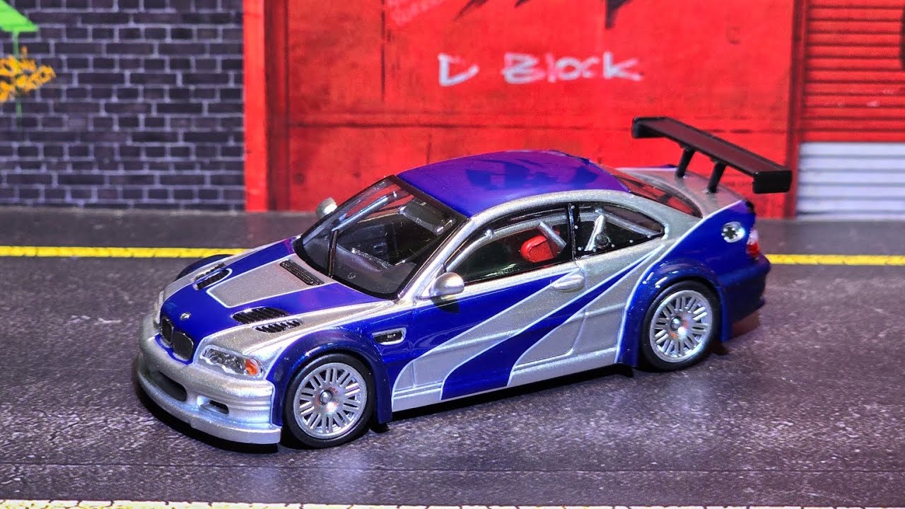 BMW M3 E46 GTR - NFS MW - DCM - Ghost Player - Unboxing. - YouTube