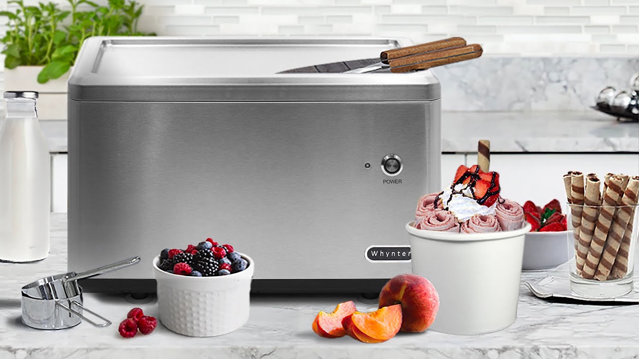 ICR-300SS Whynter Portable Instant Ice Cream Maker Frozen Pan