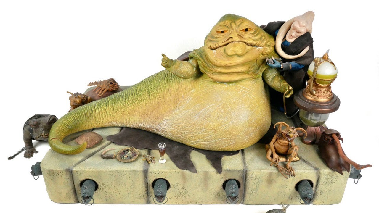 Sideshow Collectibles One Sixth Scale Jabba the Hutt Figure and