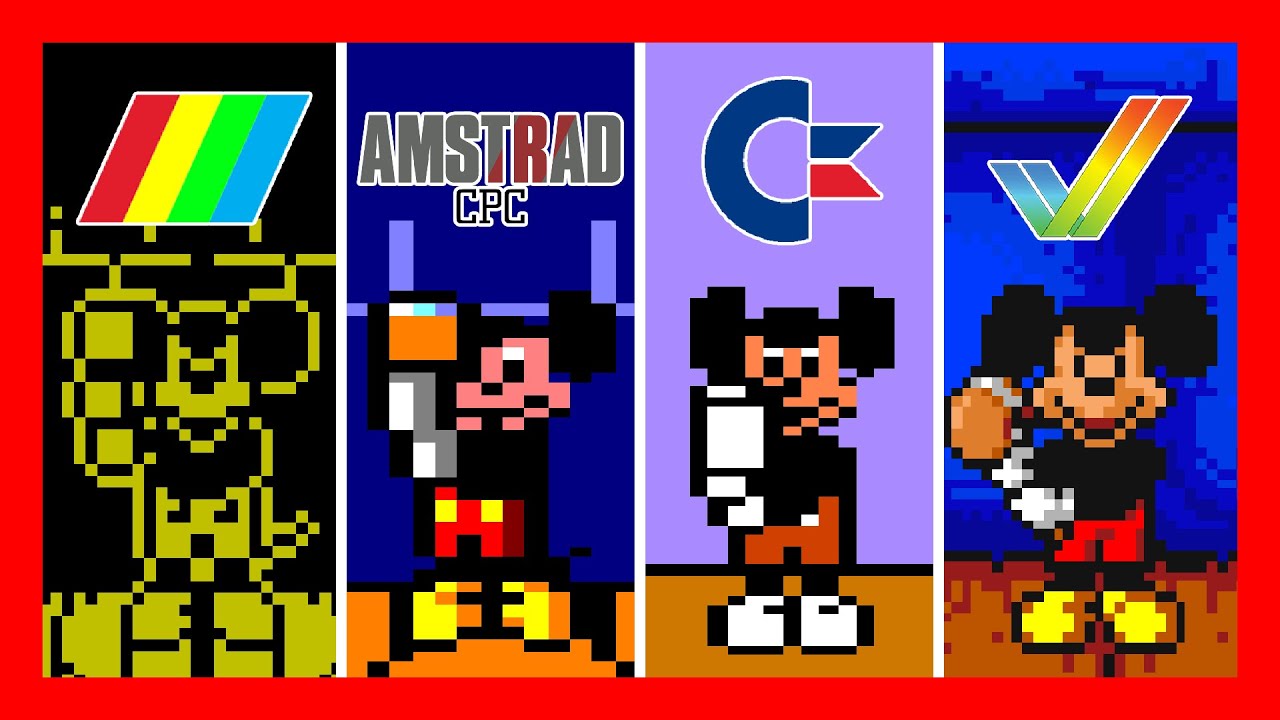 Mickey Mouse: The Computer Game 👿 Versions Comparison 👿 ZX
