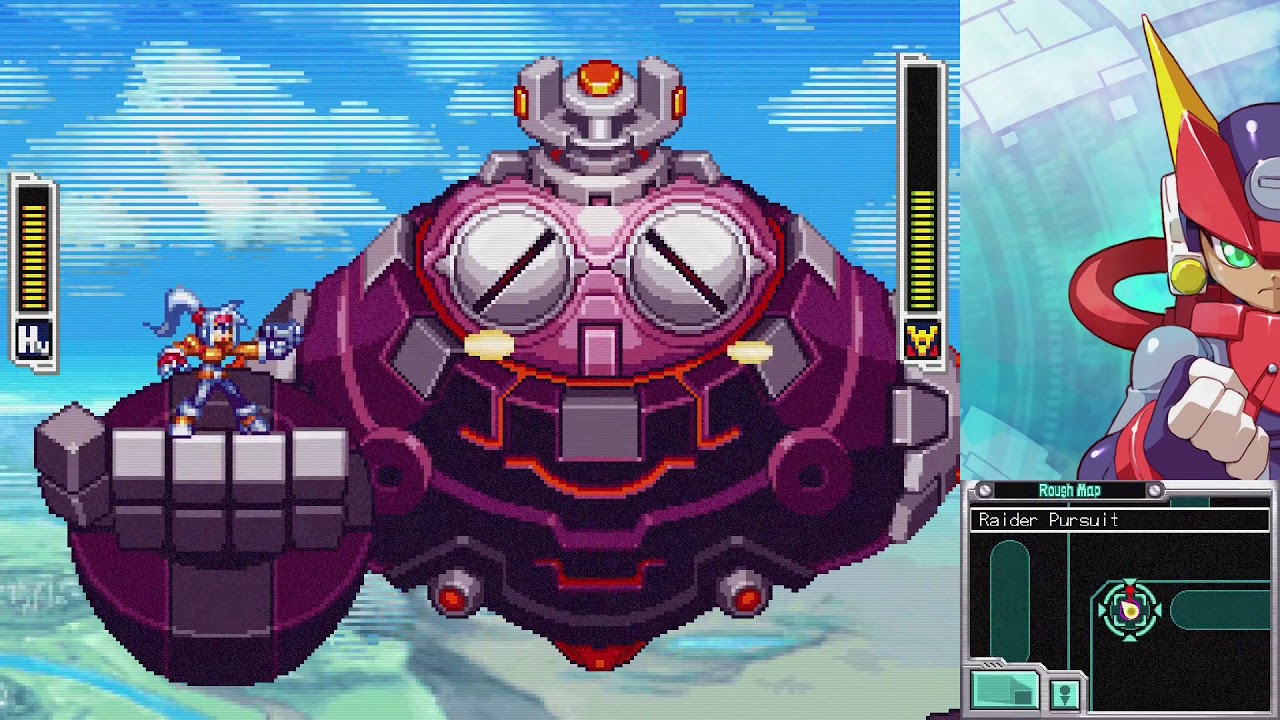 Mega Man Zero/ZX Legacy Collection - Mega Man ZX 2 gameplay