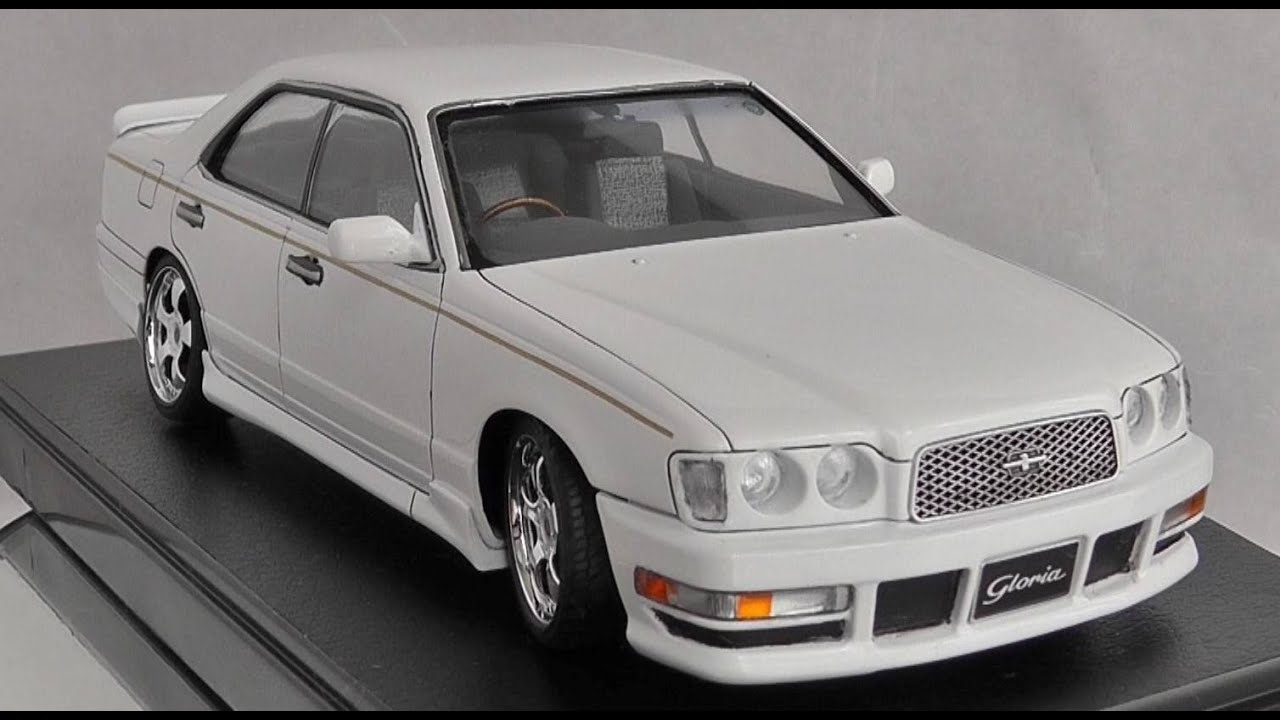 こたプラ】1/24 アオシマ社製 日産 Y33グロリア ｸﾞﾗﾝﾂｰﾘｽﾓ ｱﾙﾃｨﾏ