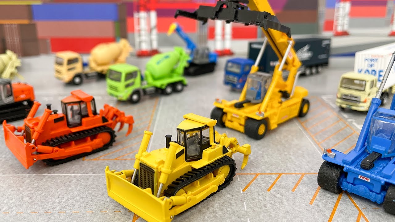 Construction machinery and vehicles for N gauge! 