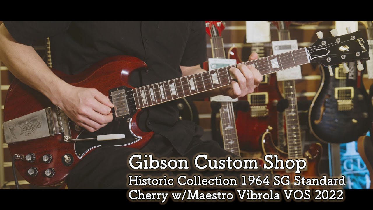 GIBSON CUSTOM SHOPHistoric Collection 1964 SG Standard Cherry w