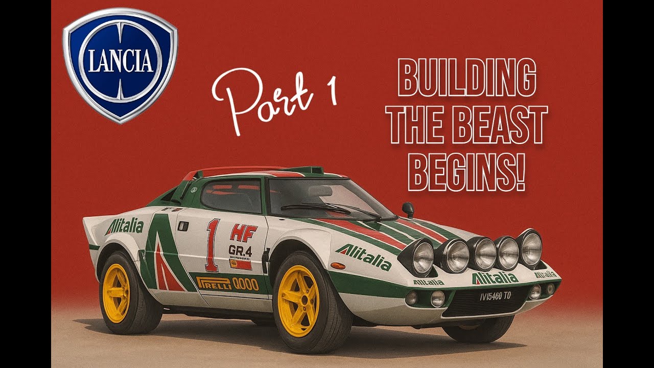 CHASSIS BUILD BEGINS! 🛠️ ASSEMBLING THE LANCIA STRATOS HF GR.4