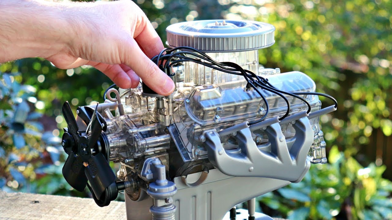 Ford Mustang V8 K-Code 289 Engine Model Build - Stop Motion - YouTube