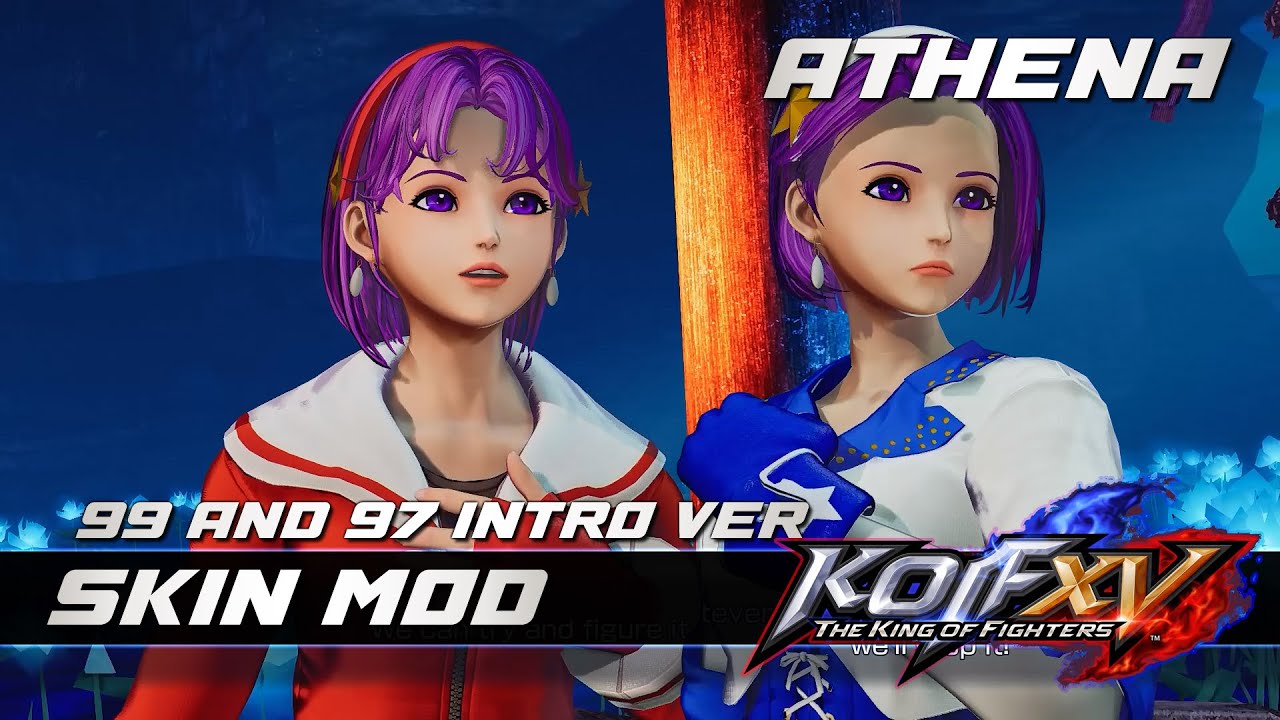 KOF XV : Athena 99 & 97 (Intro ver.) Costume【MOD】 - YouTube