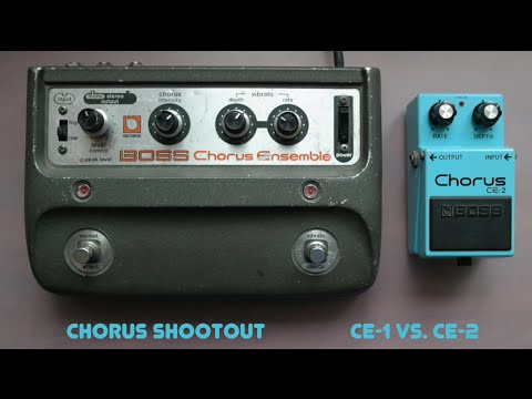BOSS CE-2 アナログコーラス（銀ネジ＆黒ネジ）を比較レビュー | 魔法