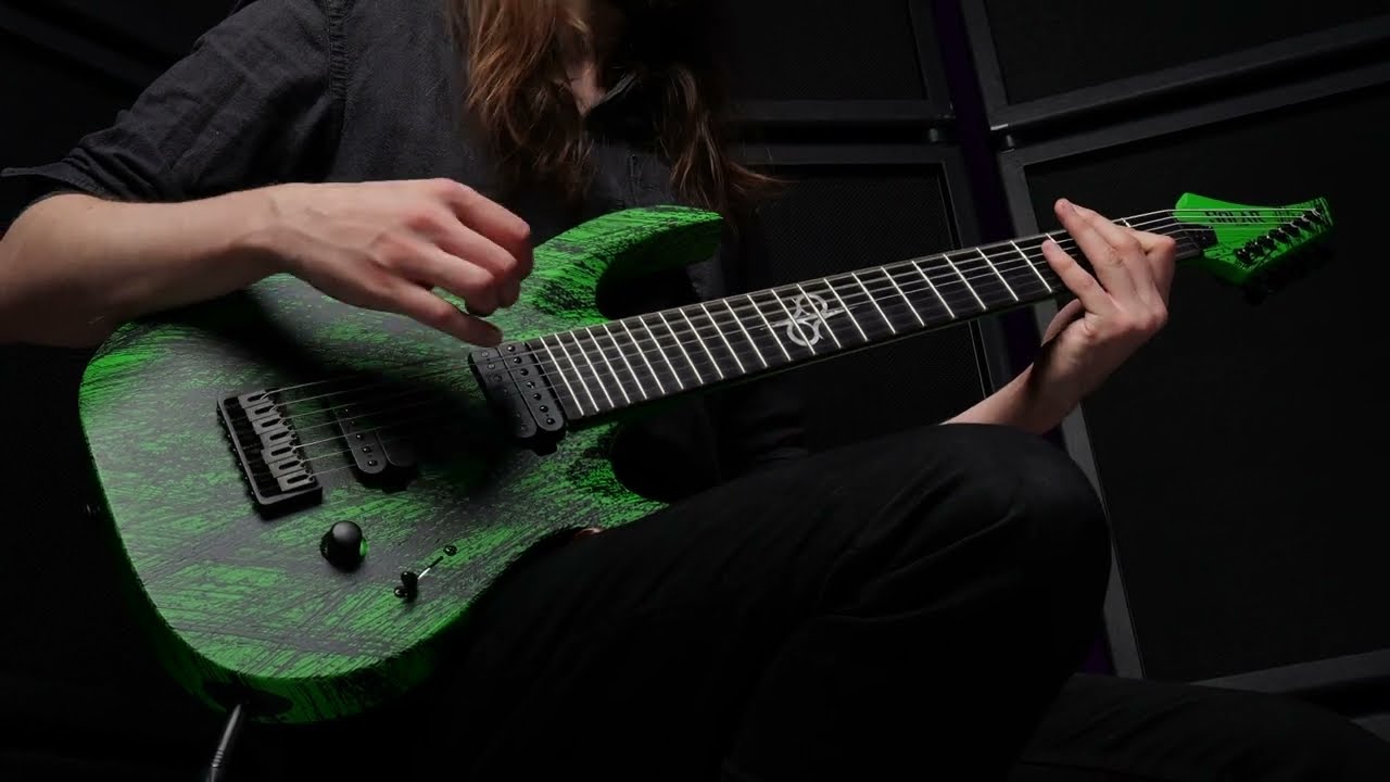 Solar Guitars A2.7 GN CANIBALISMO+ - YouTube