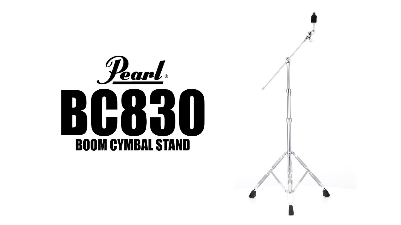 Pearl BC830 Boom/Straight Cymbal Stand - YouTube