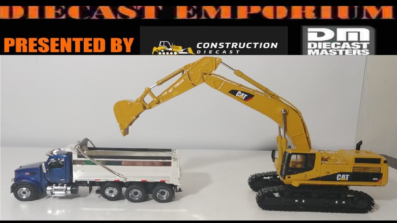Diecast Masters Core Classics CAT 365B L Series II Excavator - YouTube
