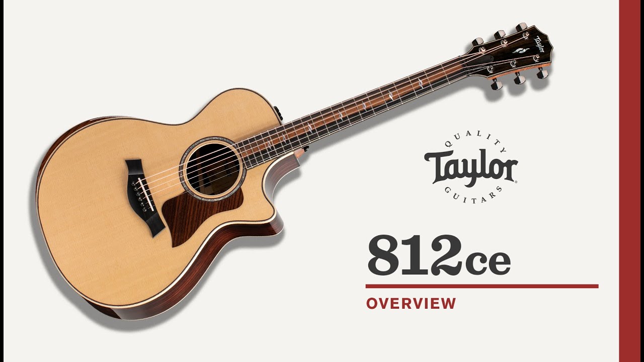 Platinum Taylor 812ce V-Class Grand Concert Acoustic-Electric