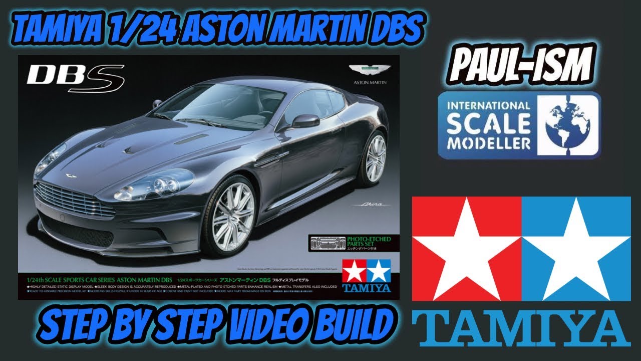 Tamiya 1/24 Aston Martin DBS Step by Step Pre-build review - YouTube