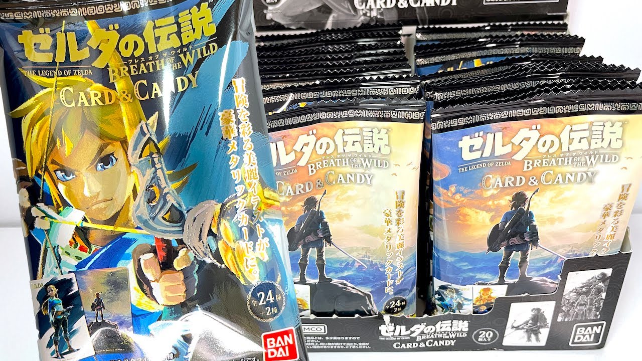 The Legend of Zelda Breath of the Wild Card ＆ Candy 
