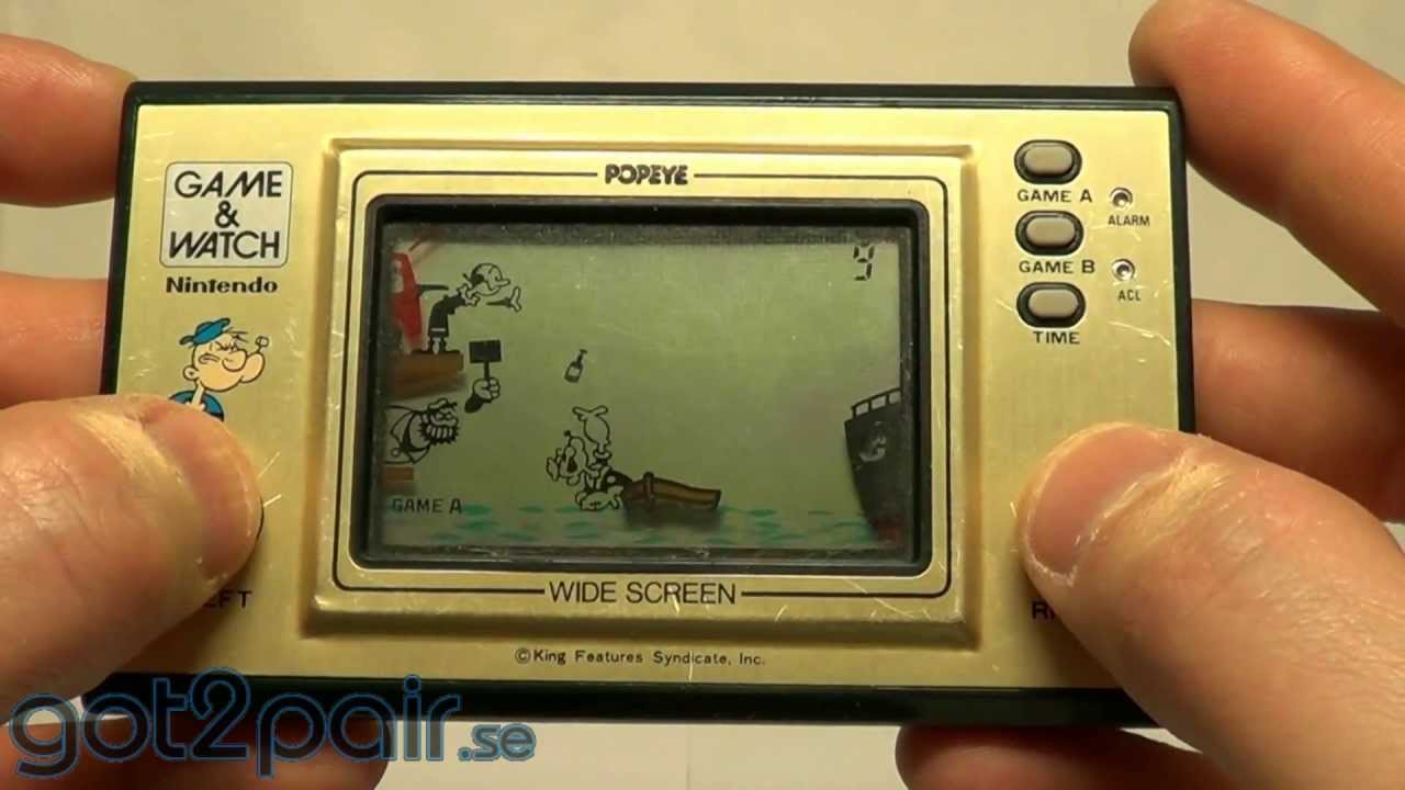 POPEYE PP-23 - Nintendo Game & Watch - YouTube