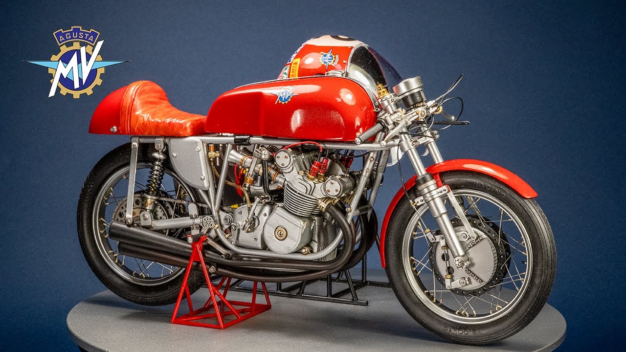 1/9 MV AGUSTA 500 4cylinder Protar (Italeri) - YouTube